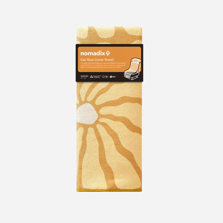 Nomadix Car Seat Cover Towel: Daisy Lazy Gold 4