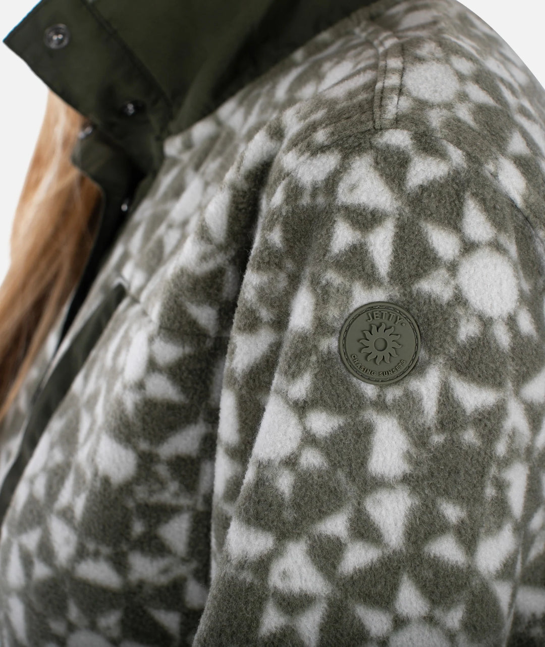 Jetty Women’s Juniper Fleece - Olive 4