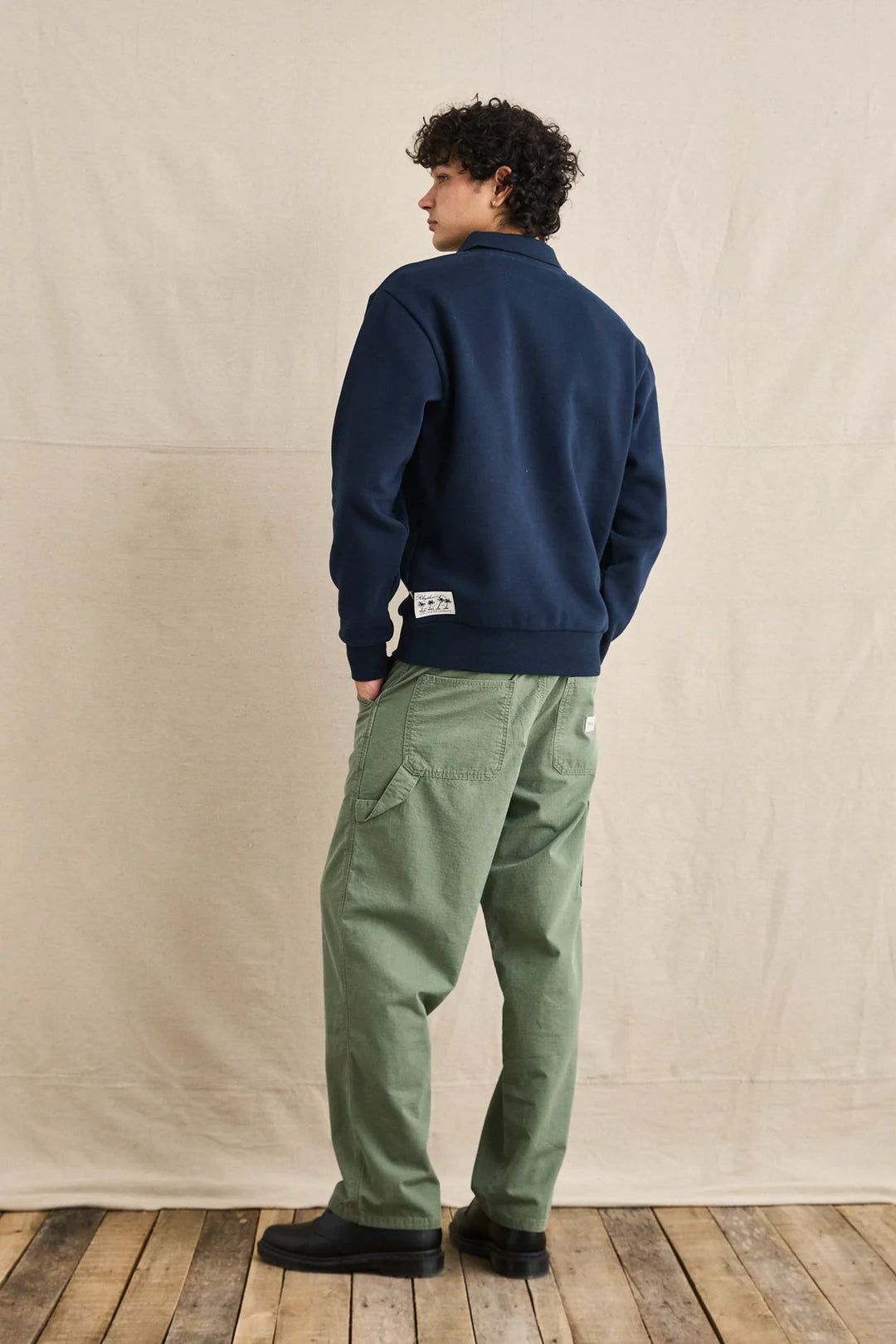 Rhythm Men’s Pacific Vintage Fleece - Blue 4