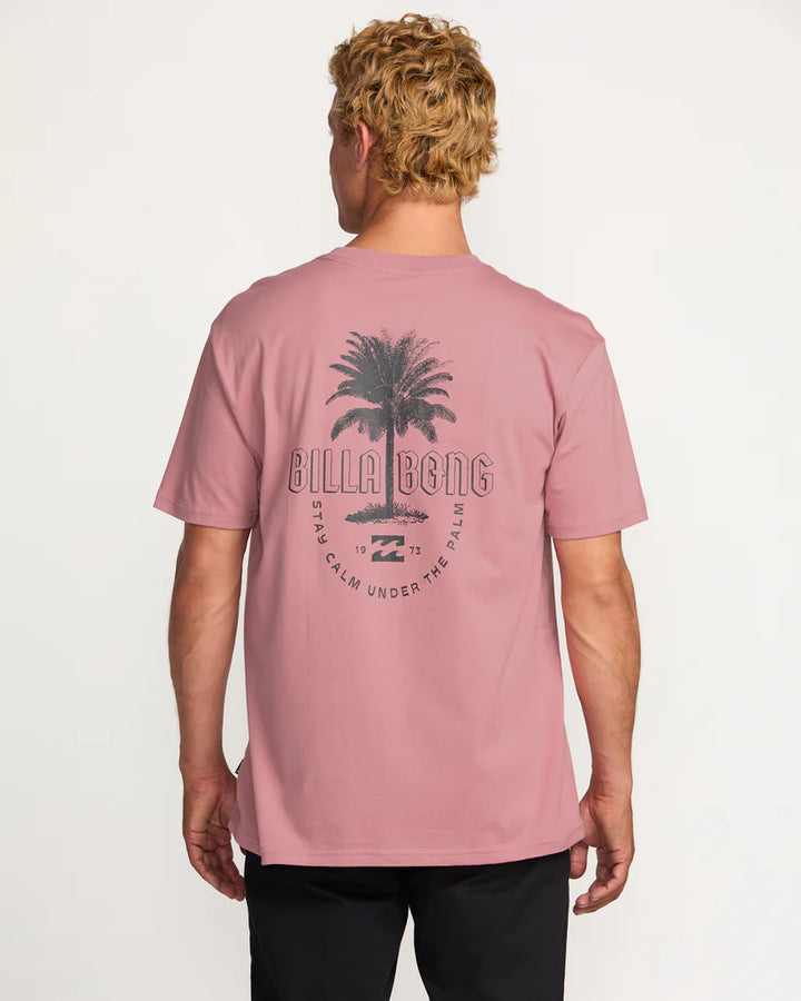 Billabong Calm Palm Premier ADiv Tee - Dusty Pink 1
