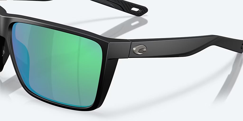 Costa Rincon II 580G Sunglasses - Matte Black/Green Mirror 5
