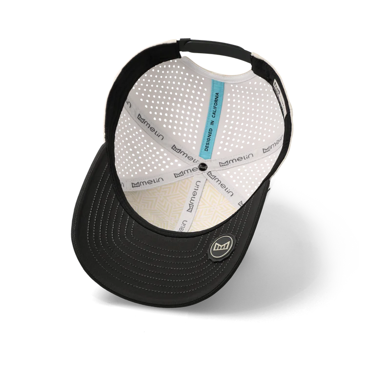 Melin Compass Hydro Performance Hat - Moonbeam/Pirate Black 4
