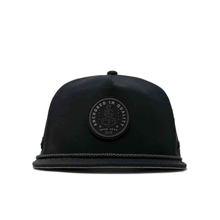 Melin Hydro Coronado Anchored Snapback Hat - Black 1