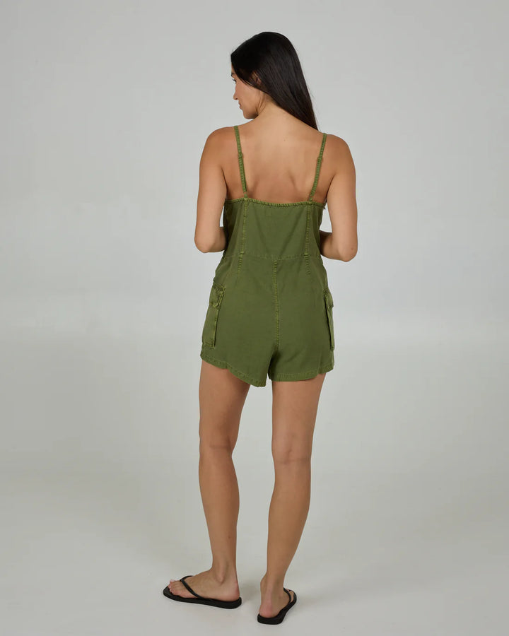 Salty Crew Women’s Drifter Romper - Fern 1