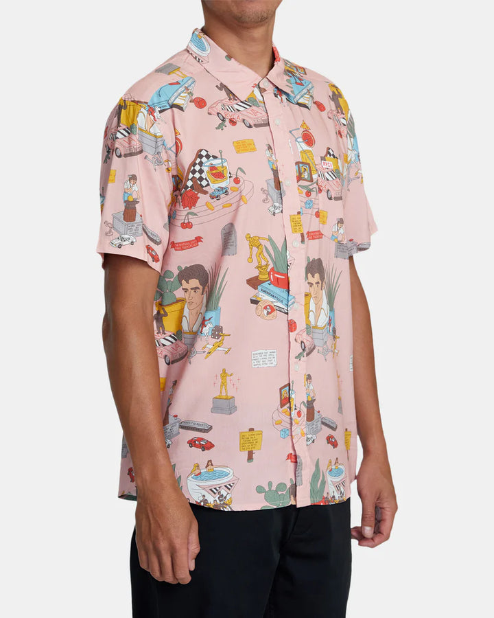 RVCA Men’s Luke P Button Up Shirt