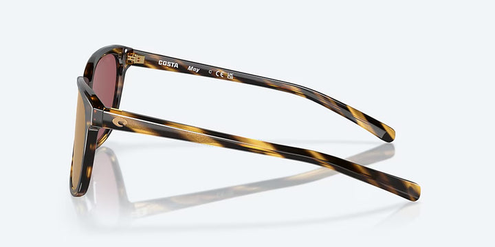 Costa May 580G Sunglasses - Tortoise/Gold Mirror 2