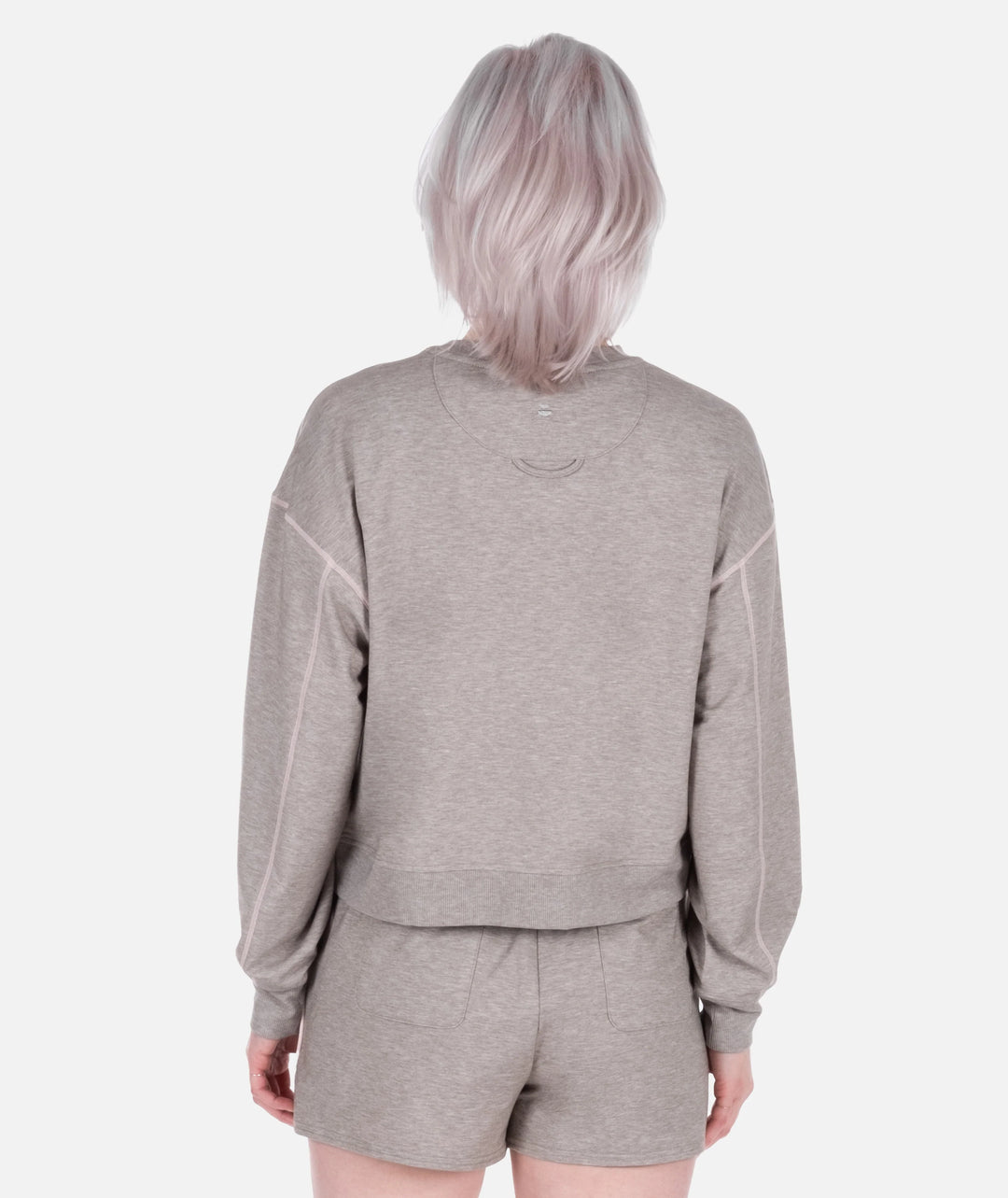 Jetty Women’s Lily Crewneck Sweatshirt - Warm Grey 2