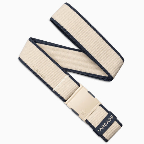 Arcade Carto Adventure Stretch Belt - Oat/Navy 