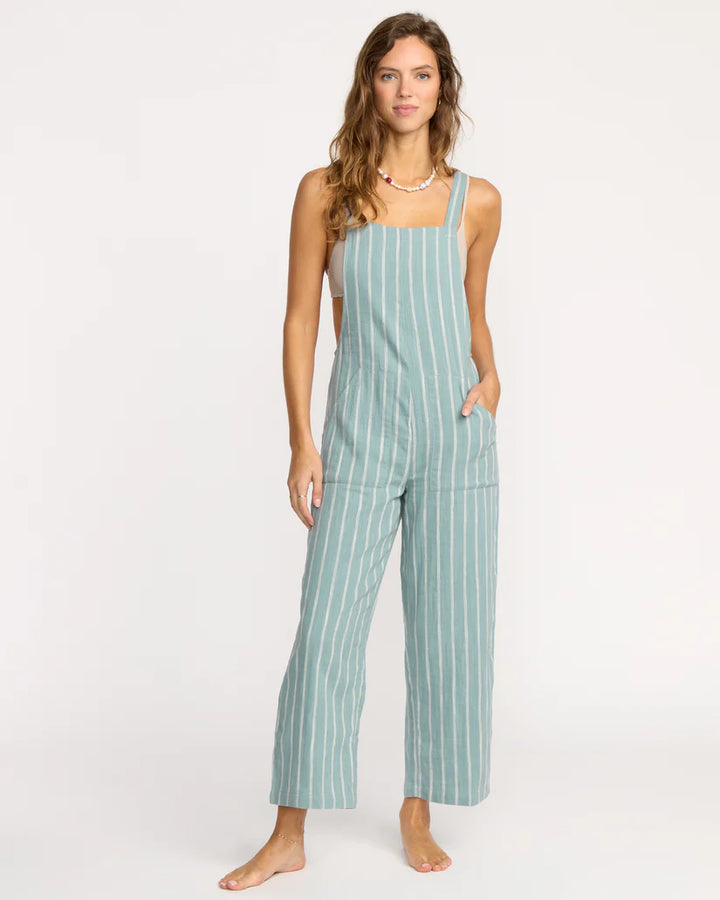 Billabong Women’s Pacific Time Jumpsuit - Blue Fog 1