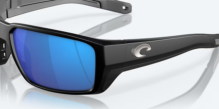 Costa Fantail Pro 580G Sunglasses - Matte Black/Blue Mirror 5
