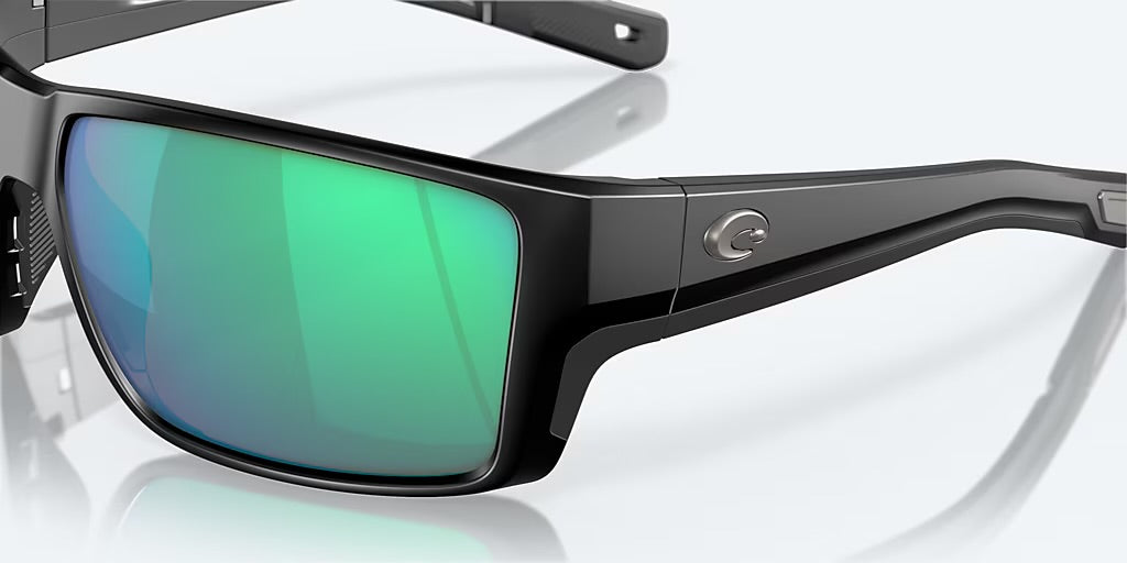 Costa Reefton Pro 580G Sunglasses - Black/Green Mirror 5