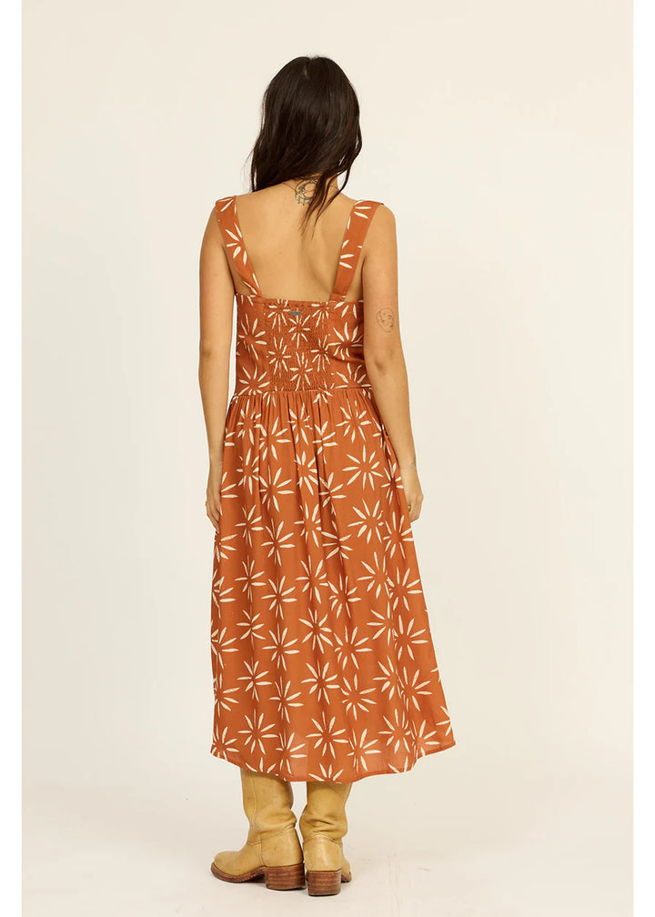 Sisstr Women’s Rising Sun Midi Dress - Terracotta 2