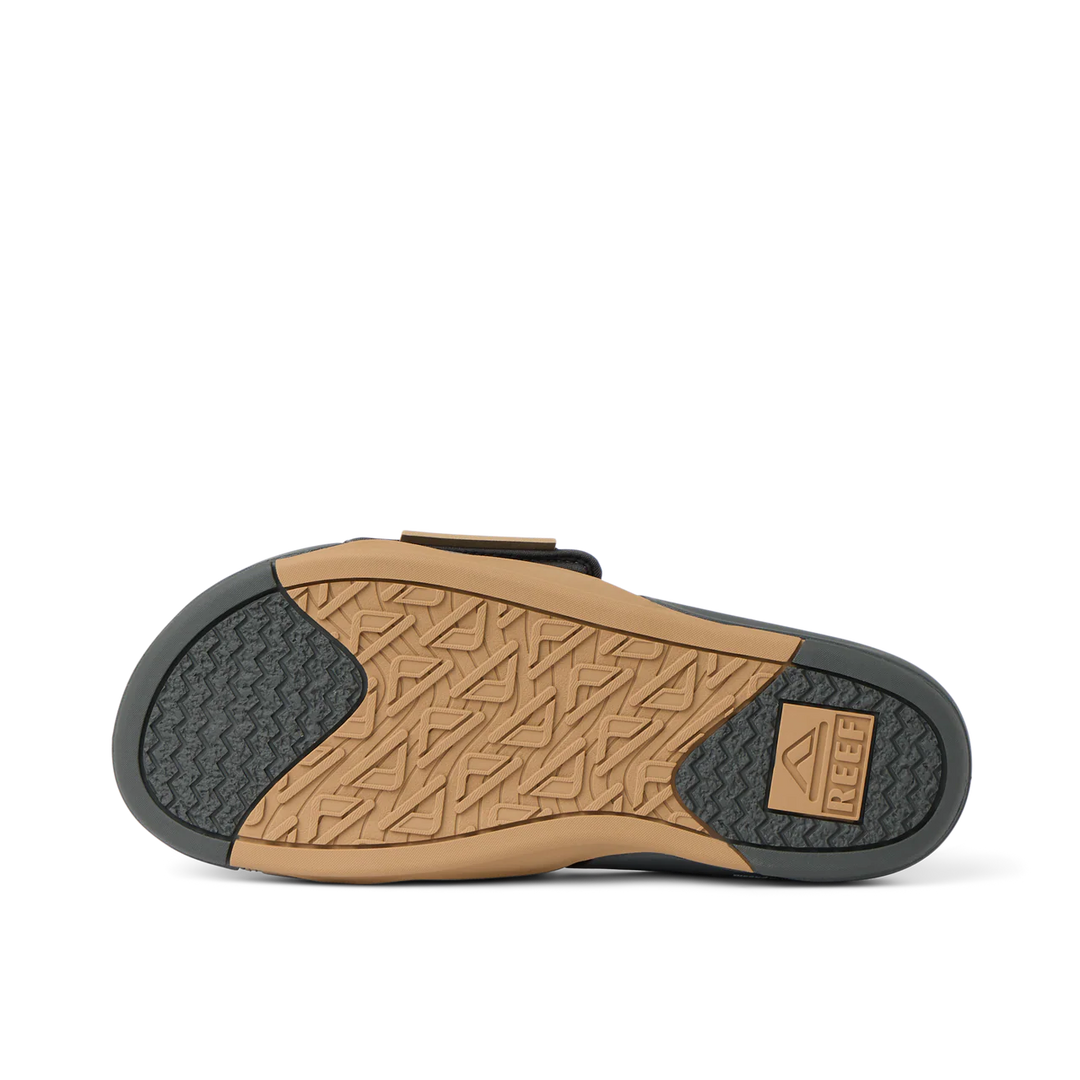 Reef Men’s Phantom Slab Sandals - Black/Tan 3