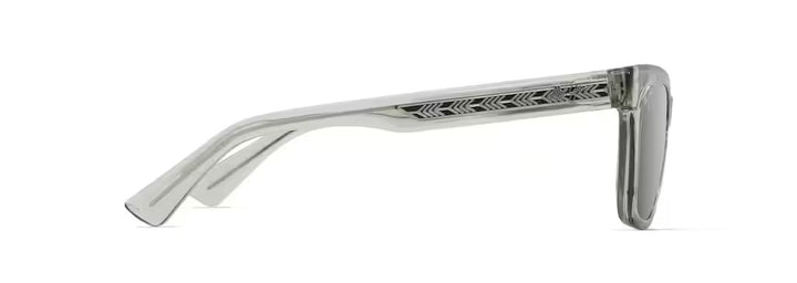 Maui Jim Hiwahiwa Polarized Sunglasses - Shiny Transparent Sage/Neutral Grey 2