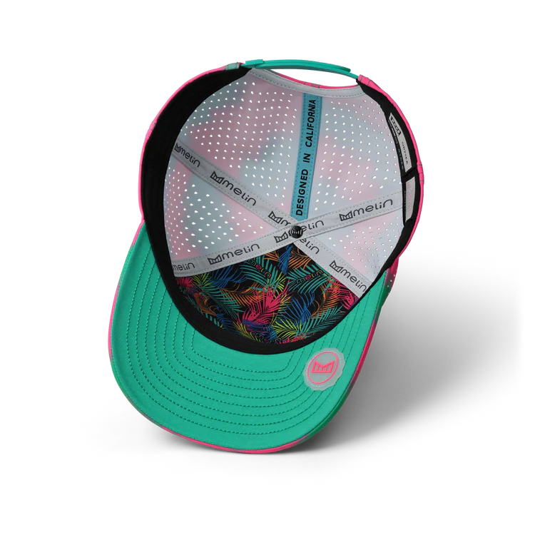 Melin Odysea Neon Tie Dye Hydro Performance Hat - Neon Pink 4