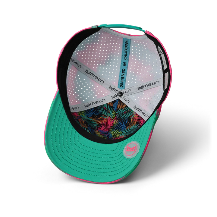 Melin Odysea Neon Tie Dye Hydro Performance Hat - Neon Pink 4
