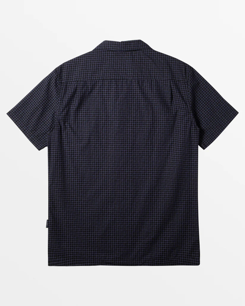 Quiksilver Men's XY Grid Casual Short Sleeve