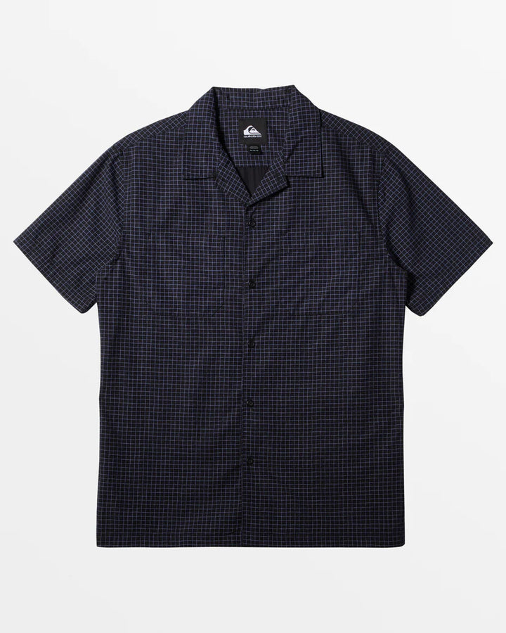 Quiksilver Men's XY Grid Casual Short Sleeve