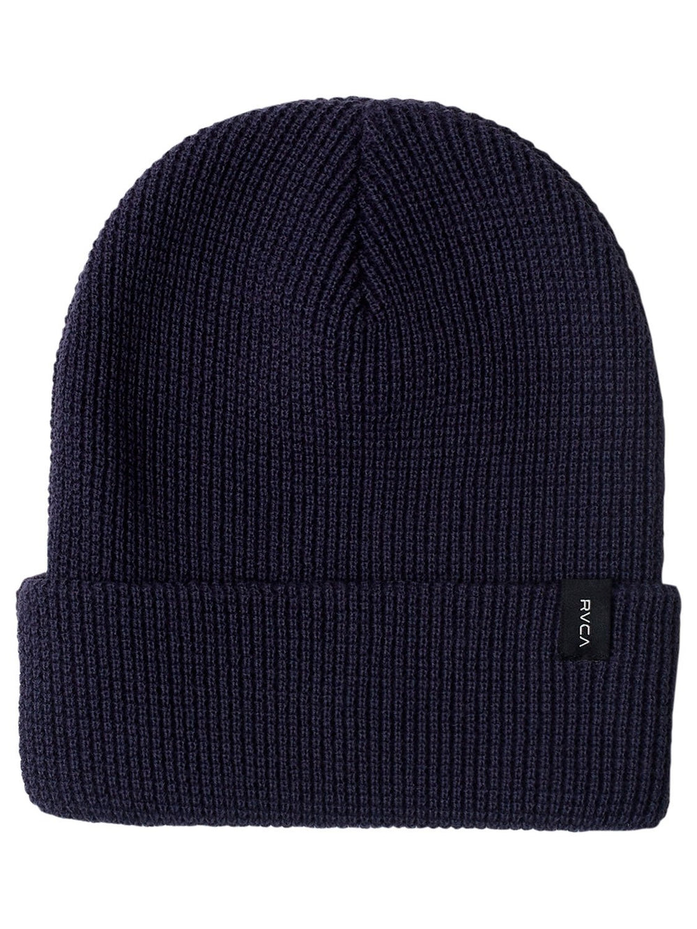 RVCA Men's Dayshift Beanie in Moody Blue - front view