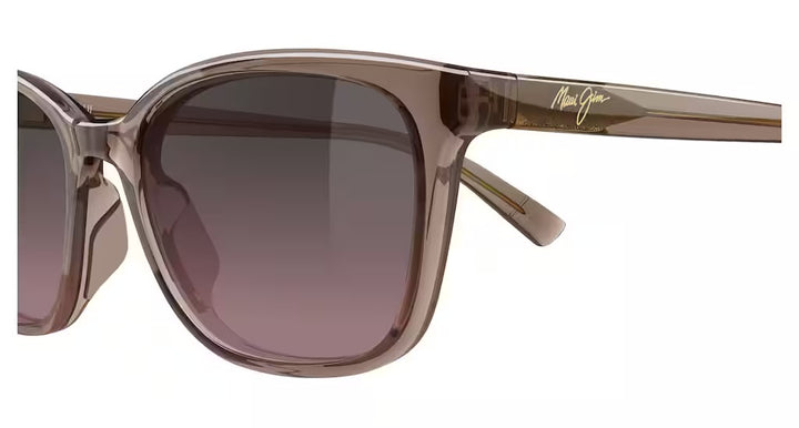 Maui Jim Kukaulani Polarized Sunglasses - Shiny Transparent Light Pinkish Brown/Maui Rose 2