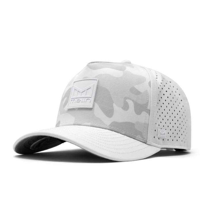 Melin Odysea Stacked Hydro Performance Hat  White Camo 