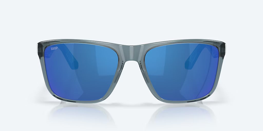 Costa Los Alijos 580P Sunglasses - Translucent Deep Blue/Blue Mirror 1