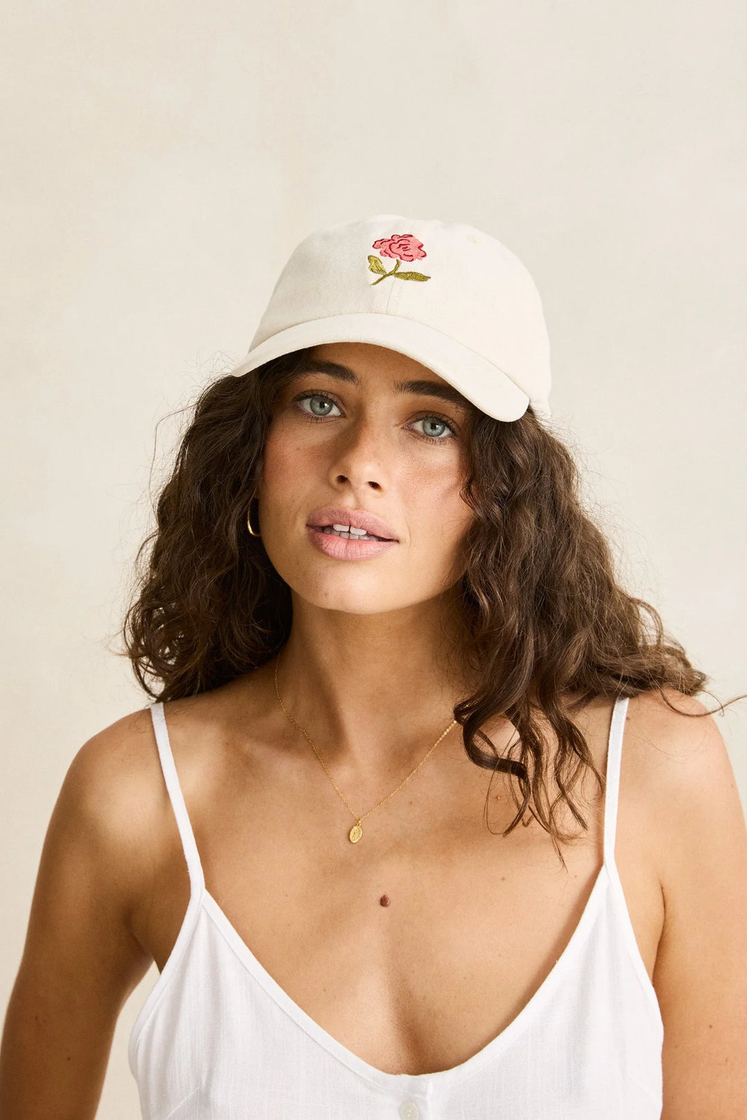 Rhythm Women’s Mila Floral Cap - Cream 5