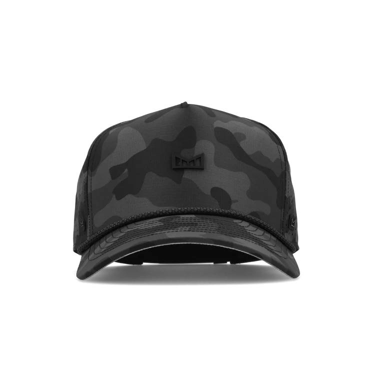 Melin Odysea Rope Bulls Icon Performamce Hat - Black Camo 1