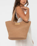 Rusty Giselle Straw Bag