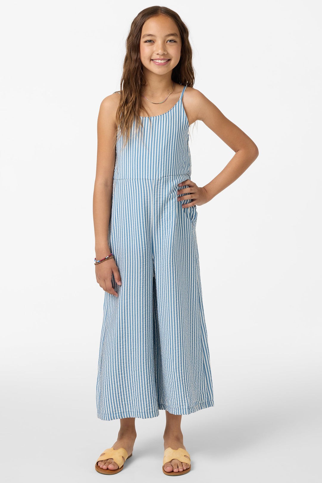 O'Neill Girls' Miko Stripe Jumper - Tofu
