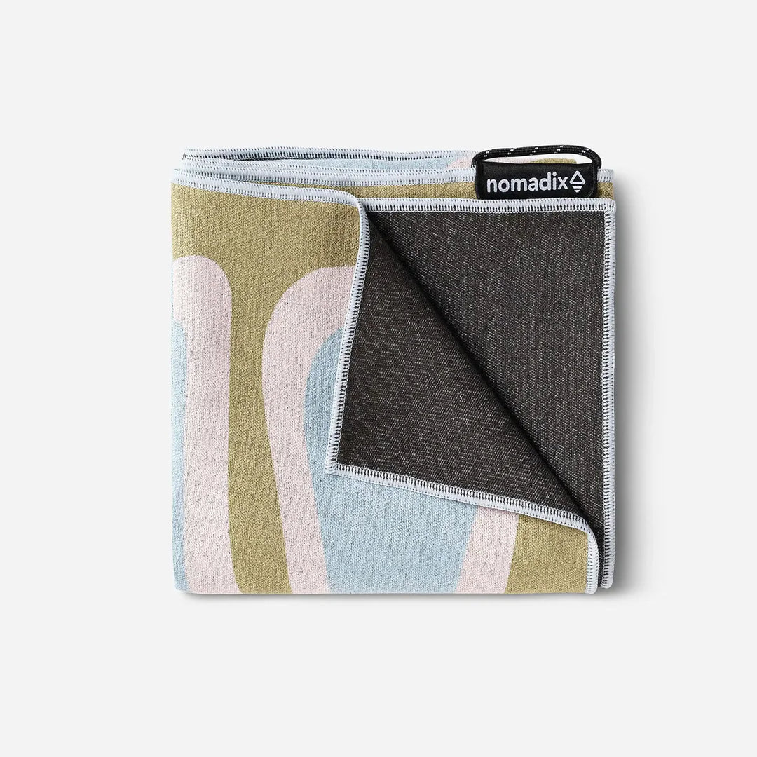 Nomadix Original Towel: Wild Flowers Meadow Green 1