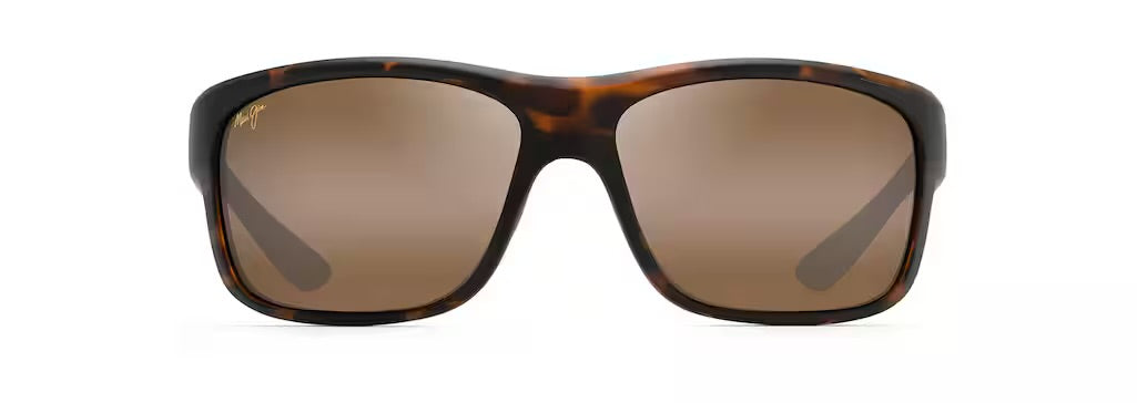 Maui Jim Southern Cross Polarized Sunglasses - Matte Tortoise Rubber/HCL Bronze 1