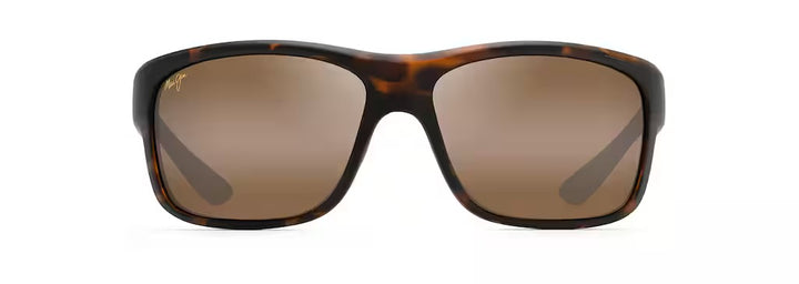 Maui Jim Southern Cross Polarized Sunglasses - Matte Tortoise Rubber/HCL Bronze 1