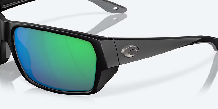 Costa Tailfin 580G Sunglasses - Matte Black/Green Mirror 580G 5