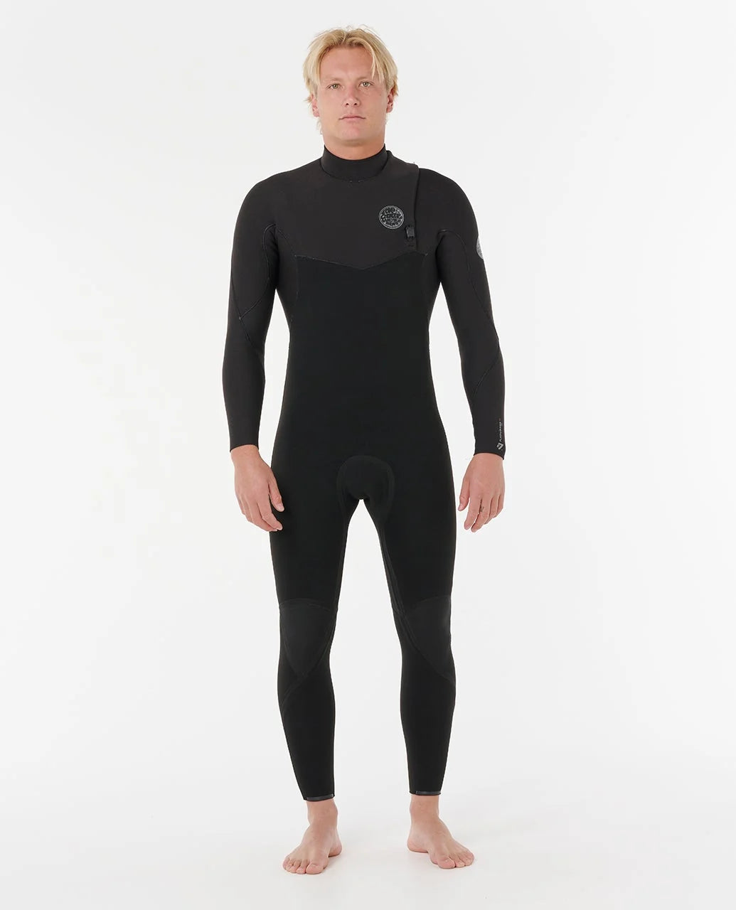 Ripcurl Men’s Flashbomb Pro 4/3 Zip Free Wetsuit - Black 
