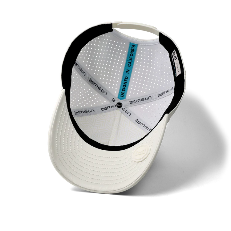 Melin Odysea Rope Bulls Icon Hydro Performance Hat - Egret 4