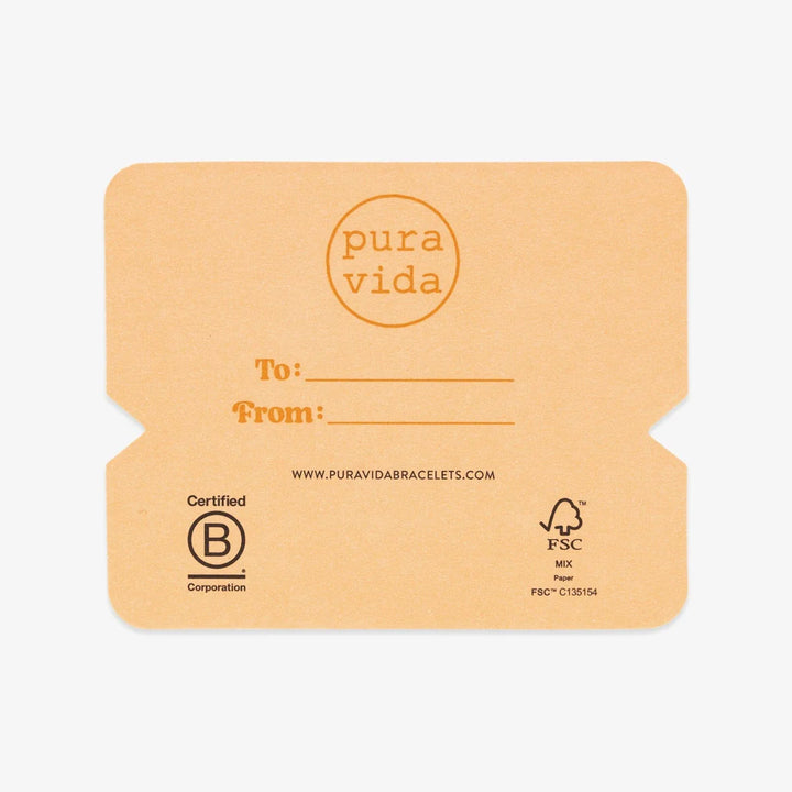 Pura Vida Congrats Bracelet Card 1