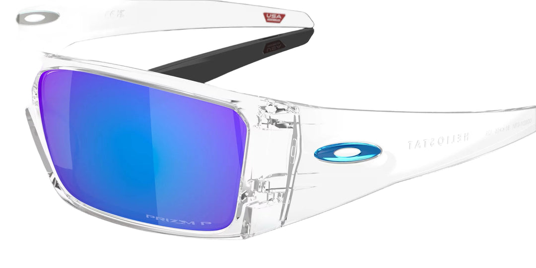 Oakley Heliostat Clear w/ Prizm Sapphire Polarized 5