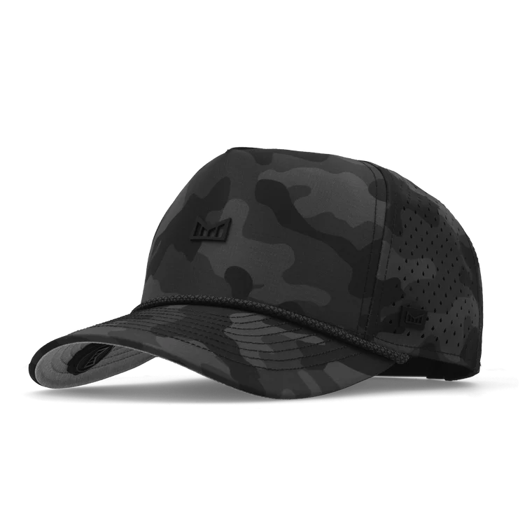 Melin Odysea Rope Bulls Icon Performamce Hat - Black Camo 