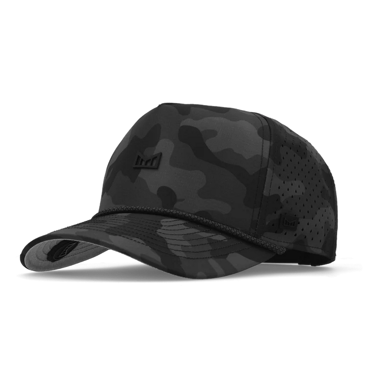 Melin Odysea Rope Bulls Icon Performamce Hat - Black Camo 