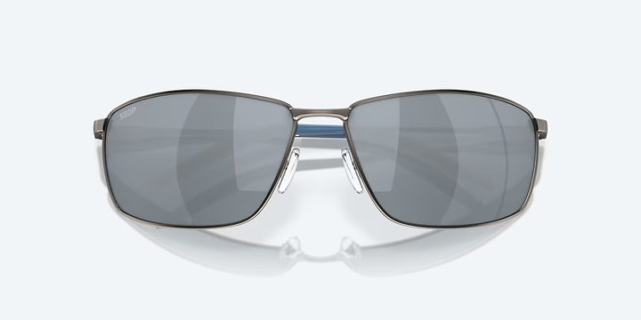 Costa Turret 580P Sunglasses - Matte Dark Gunmetal/Silver Mirror 4