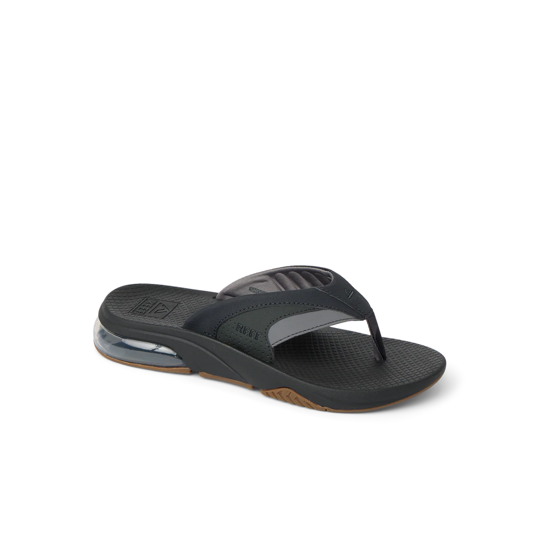 Reef Men’s Fanning + Sandal - Black/Gum 