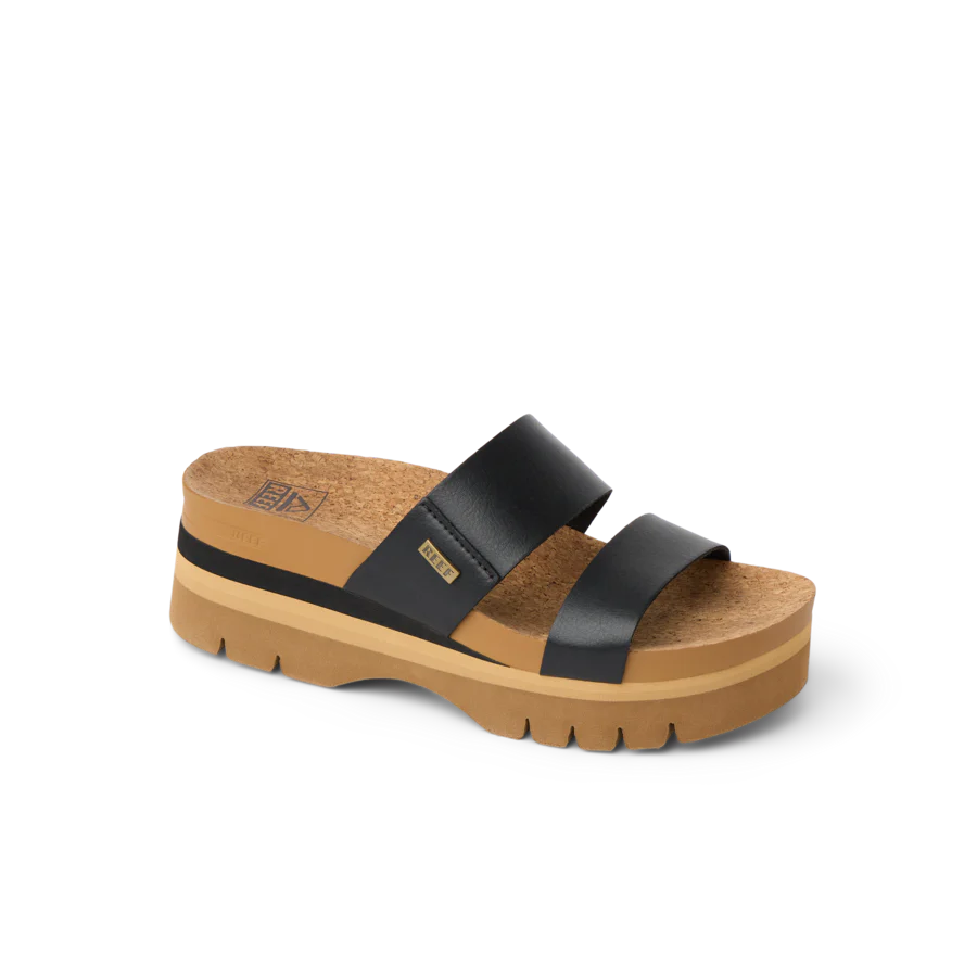 Reef Women’s Cushion Vista Higher Sandals - Black 