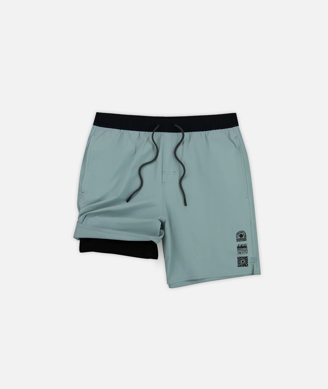 Jetty Men’s Reckoner Lined Short - Fog 2