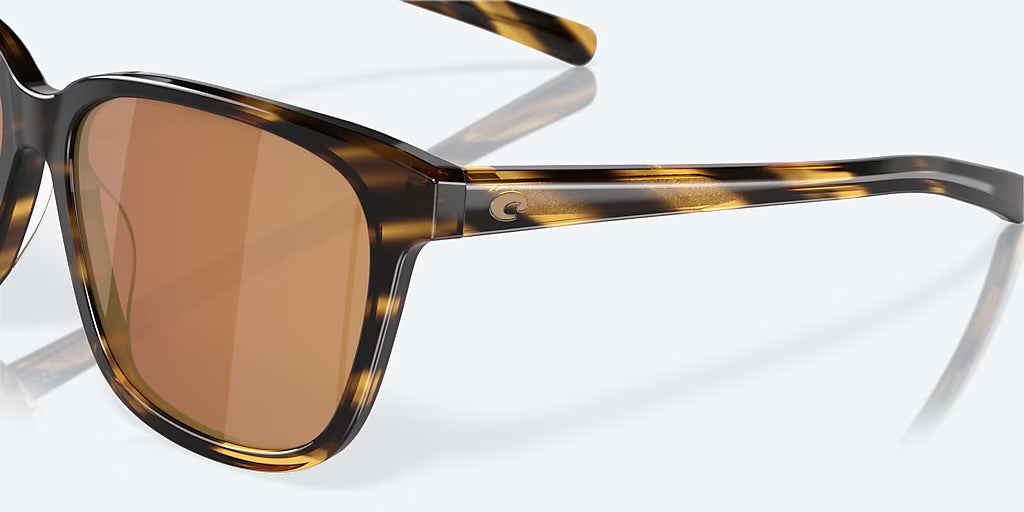Costa May 580G Sunglasses - Tortoise/Gold Mirror 5