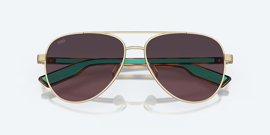 Costa Peli 580G Sunglasses - Brushed Gold/Rose Gradient 4