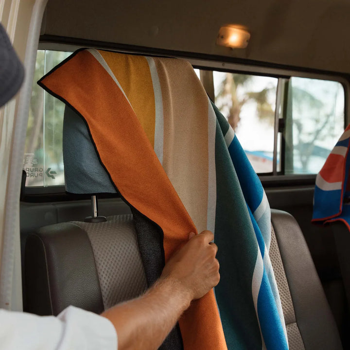 Nomadix Car Seat Cover Towel: Stripes Retro 2