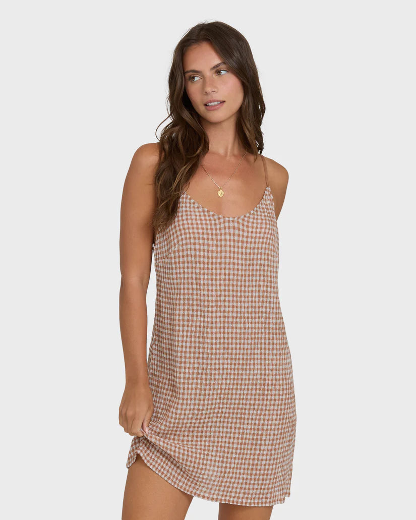 Billabong Summer Love Check Dress