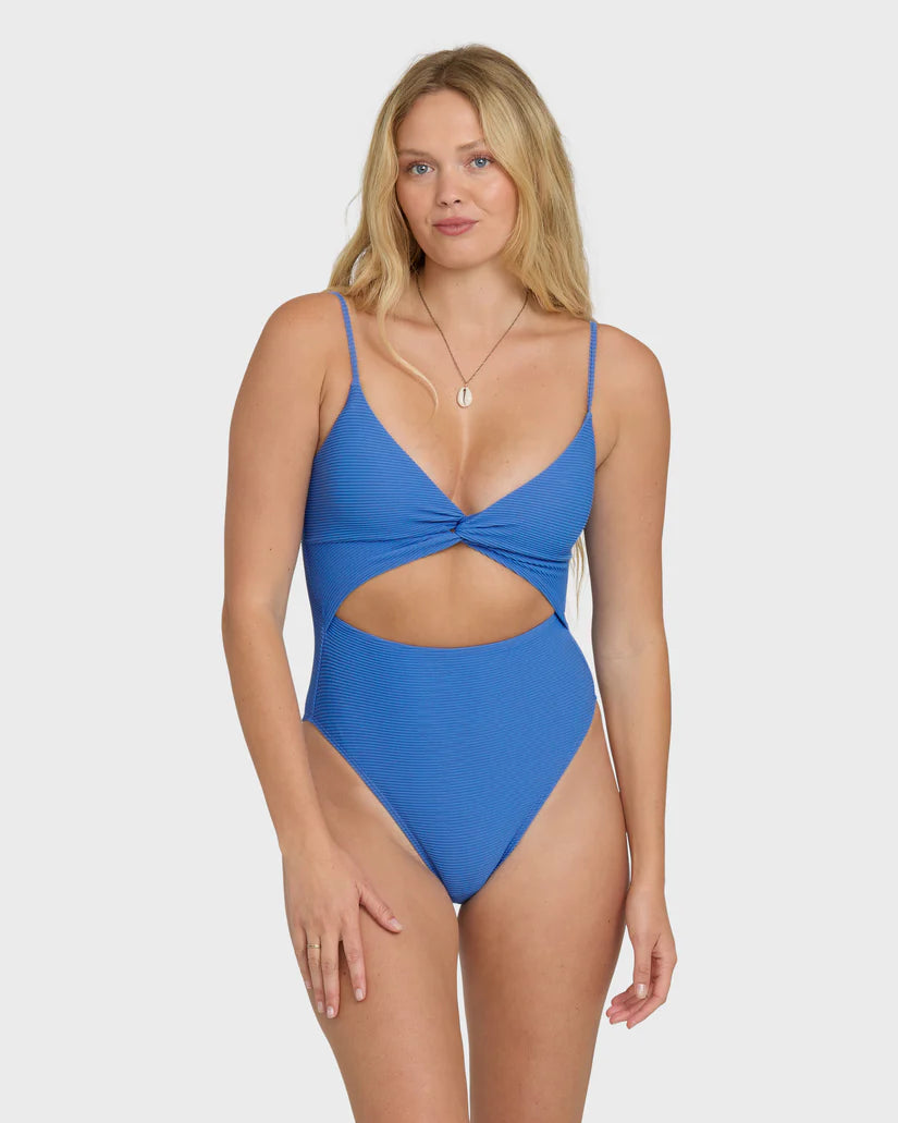 Billabong Women’s Tanlines Mika One Piece Swimsuit - True Blue