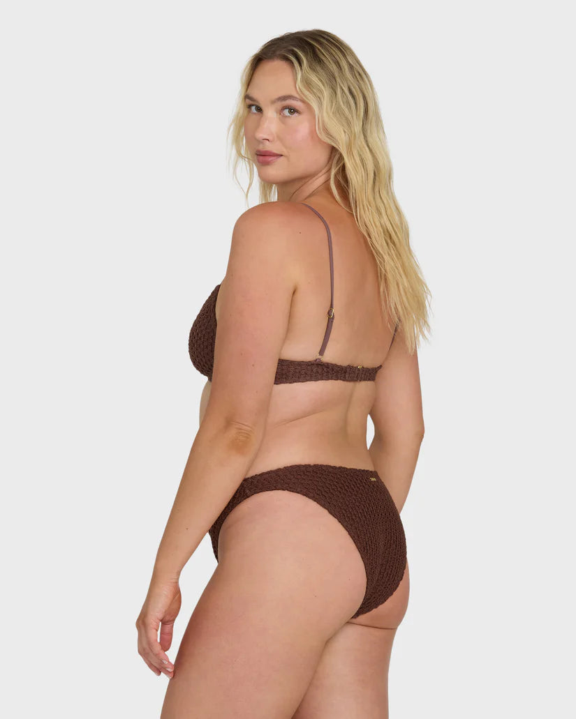 Billabong Women’s Twisted Tides V Bralette Bikini Top - Espresso 6